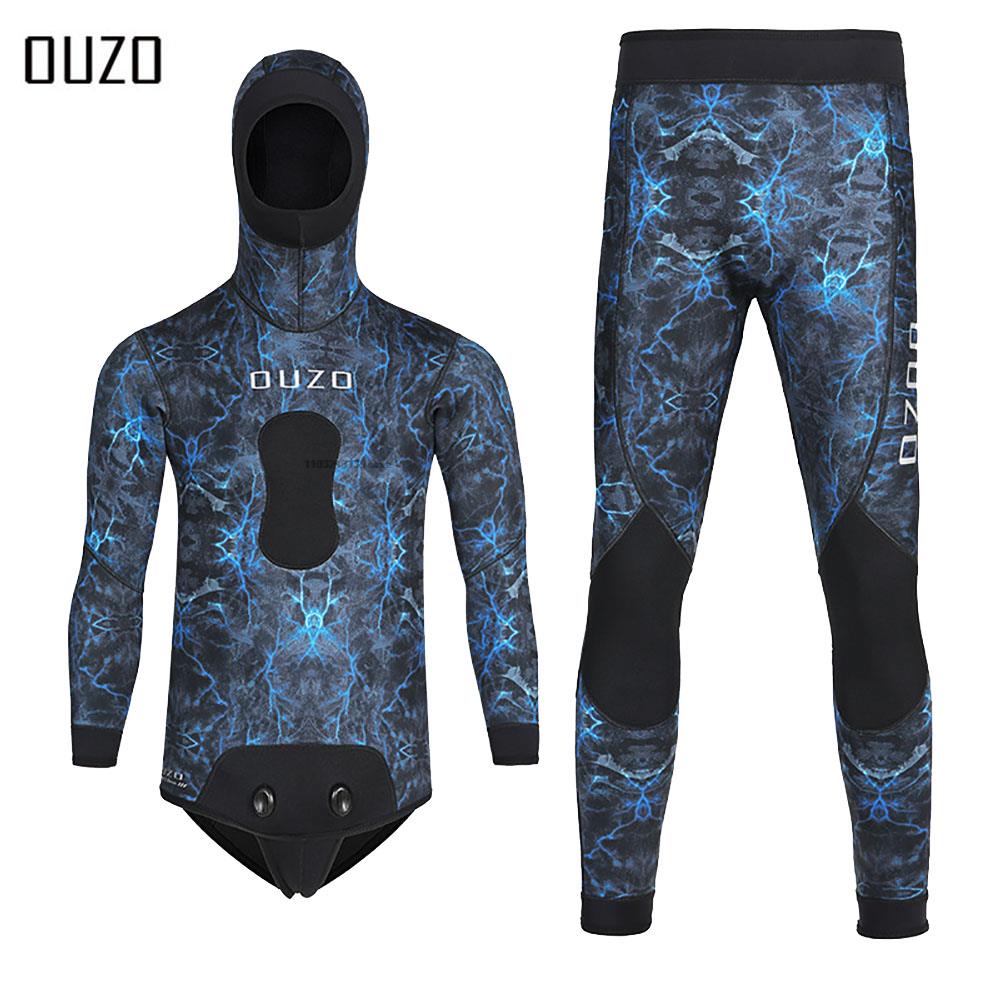 Wetsuit 3Mm Neoprene - Мужской Камуфляжный гидрокостюм 3 мм для