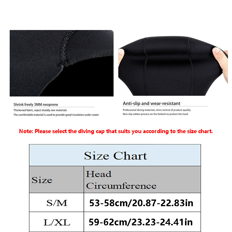 Неопреновая шапочка для плаван – обзор и цена Wetsuit 3Mm Neoprene