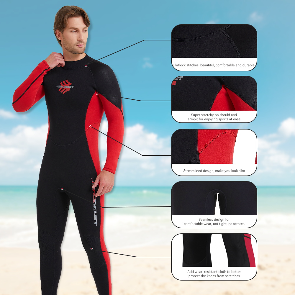 Мужской неопреновый костюм для – обзор и цена Wetsuit 3Mm Neoprene